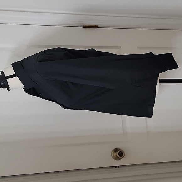 Port Authority Size XS Black Button Down Long Sleeve Blouse, Exc. Used Condition - Picture 3 of 11